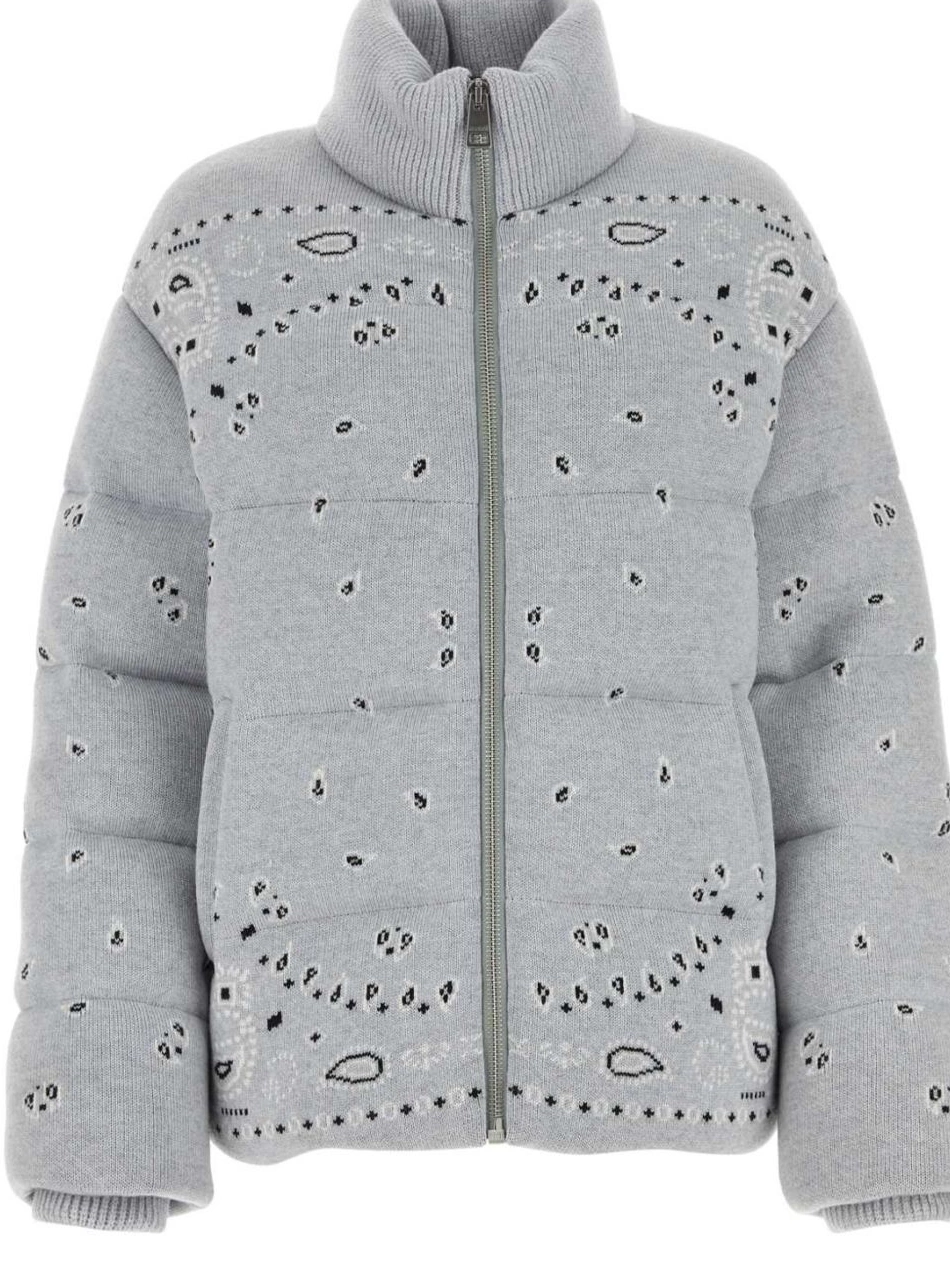 Cheap Women zip-up jacket down bandana-print Alanui 0714
